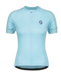 SCOTT Kurzarm Fahrradtrikot - ENDURANCE 10 LADY - Hellblau