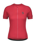 SCOTT Kurzarm Fahrradtrikot - ENDURANCE 10 LADY - Rosa
