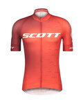 SCOTT Kurzarm Radtrikot und Shorts - RC PRO 2021 - Rot/Schwarz