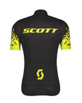 SCOTT Kurzarm Radtrikot und Shorts - RC TEAM 10 - Schwarz/Gelb