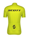 SCOTT Kurzarm Radtrikot und Shorts - RC TEAM 10 - Gelb/Schwarz