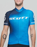 SCOTT Kurzarm Fahrradtrikot - RC PRO 2021 - Blau/Weiß