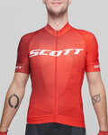 SCOTT Kurzarm Fahrradtrikot - RC PRO 2021 - Rot/Weiß