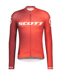 SCOTT Langarm Fahrradtrikot für den Sommer - RC PRO SUMMER - Weiß/Rot