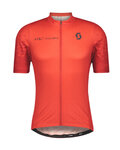 SCOTT Kurzarm Radtrikot und Shorts - RC TEAM 10 - Grau/Schwarz/Rot