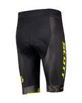 SCOTT Kurzarm Radtrikot und Shorts - RC TEAM 10 - Schwarz/Gelb