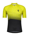 SCOTT Kurzarm Fahrradtrikot - ENDURANCE 20 - Schwarz/Gelb