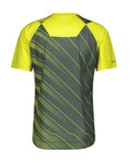 SCOTT Kurzarm Fahrradtrikot - TRAIL VERTIC - Grün/Gelb