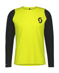 SCOTT Langarm Fahrradtrikot für den Sommer - TRAIL PROGRESSIVE - Gelb/Schwarz