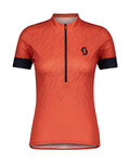 SCOTT Kurzarm Fahrradtrikot - ENDURANCE 20 LADY - Rot