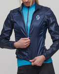 SCOTT Winddichte Fahrradjacke - ENDURANCE  LADY - Blau