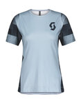 SCOTT Kurzarm Fahrradtrikot - TRAIL VERTIC LADY - Hellblau
