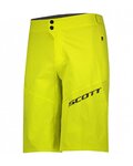 SCOTT Fahrradshorts ohne Träger - ENDURANCE LS/FIT - Gelb