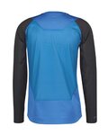 SCOTT Langarm Fahrradtrikot für den Sommer - TRAIL PROGRESS - Schwarz/Blau