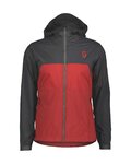 SCOTT Winddichte Fahrradjacke - EXPLORAIR LIGHT WB - Grau/Rot