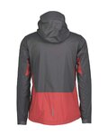 SCOTT Winddichte Fahrradjacke - EXPLORAIR LIGHT WB - Grau/Rot