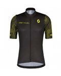 SCOTT Kurzarm Fahrradtrikot - RC TEAM 10 SS - Gelb/Schwarz
