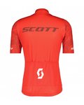 SCOTT Kurzarm Fahrradtrikot - RC TEAM 10 SS - Weiß/Rot