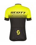SCOTT Kurzarm Radtrikot und Shorts - RC TEAM 20 SS - Gelb/Schwarz/Grau