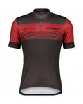 SCOTT Kurzarm Fahrradtrikot - SCOTT RC TEAM 20 SS - Rot/Schwarz