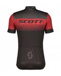 SCOTT Kurzarm Fahrradtrikot - SCOTT RC TEAM 20 SS - Rot/Schwarz