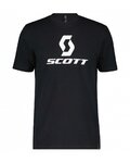 SCOTT Kurzarm Fahrrad-Shirt - ICON SS - Schwarz/Weiß