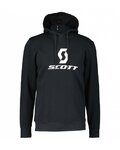 SCOTT Kapuzenpullover - ICON LS - Weiß/Schwarz