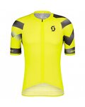 SCOTT Kurzarm Fahrradtrikot - RC PREMIUM CLIMBER - Schwarz/Gelb