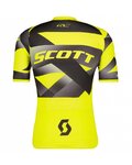 SCOTT Kurzarm Fahrradtrikot - RC PREMIUM CLIMBER - Schwarz/Gelb