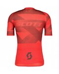 SCOTT Kurzarm Fahrradtrikot - RC PREMIUM CLIMBER - Grau/Rot