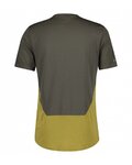 SCOTT Kurzarm Fahrradtrikot - TRAIL FLOW DRI SS - Grün/Grau
