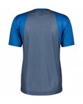 SCOTT MTB Radtrikot und Hose - TRAIL VERTIC SS - Blau/Schwarz