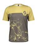 SCOTT Kurzarm Fahrradtrikot - TRAIL VERTIC PRO SS - Grau/Grün