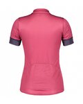 SCOTT Kurzarm Radtrikot und Shorts - ENDURANCE 20 SS LADY - Schwarz/Lila/Rosa