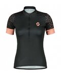 SCOTT Kurzarm Radtrikot und Shorts - ENDURANCE 20 SS LADY - Schwarz/Rosa