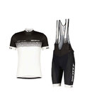 SCOTT Kurzarm Radtrikot und Shorts - RC TEAM 20 SS - Weiß/Schwarz