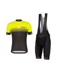 SCOTT Kurzarm Radtrikot und Shorts - RC TEAM 20 SS - Gelb/Schwarz/Grau