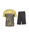 SCOTT MTB Radtrikot und Hose - TRAIL VERTIC PRO - Schwarz/Grau/Grün