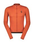 SCOTT Langarm Fahrradtrikot für den Sommer - ENDURANCE 10 - Orange