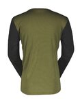 SCOTT Langarm Fahrradtrikot für den Sommer - TRAIL VERTIC LS - Schwarz/Grün