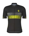 SCOTT Kurzarm Fahrradtrikot - TEAM 10 - Schwarz/Gelb