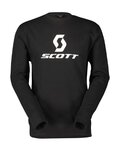 SCOTT Kapuzenpullover - ICON LS - Schwarz
