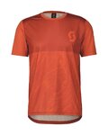 SCOTT Kurzarm Fahrradtrikot - TRAIL VERTIC SS - Orange