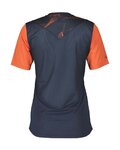SCOTT Kurzarm Fahrradtrikot - TRAIL VERTIC SS LADY - Blau/Orange