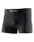 SIX2 Lange Radunterhose - BOX2 - Schwarz