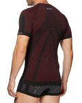 SIX2 Kurzarm Fahrrad-Shirt - TS1 - Rot