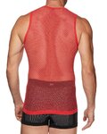 SIX2 Fahrrad-Muskelshirt - SMR2 - Rot