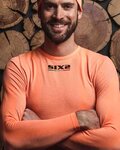 SIX2 Langarm Fahrrad-Shirt - TS2 C - Orange
