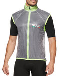 SIX2 Fahrradweste - GHOST - Transparent/Gelb