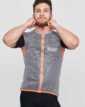 SIX2 Fahrradweste - GHOST - Transparent/Orange